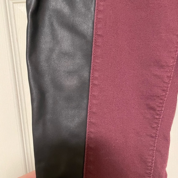 half-leather skinny pants - Picture 3 of 8